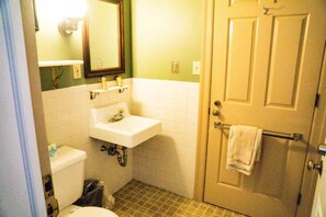 Shower, hair dryer - Four Seasons Suite w/ Breakfast (Mount Joy)