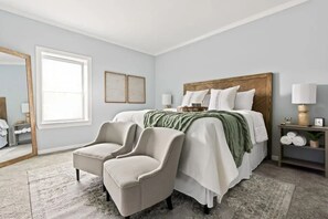 4 室のベッドルーム、WiFi、ベッドシーツ