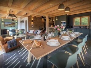 Dining - Chalet Chantalhys - explore the Mont-Blanc area, sun & spa - OVO Network (Saint-Gervais-les-Bains)