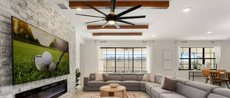 TV, video games, foosball