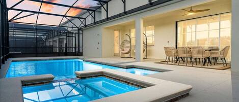 Opvarmet pool