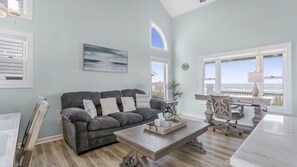 TV, DVD player, books - Newly remodeled oceanfront, 4 bedroom, 4 bathroom, Dog friendly home w/ Elevator (Supply)