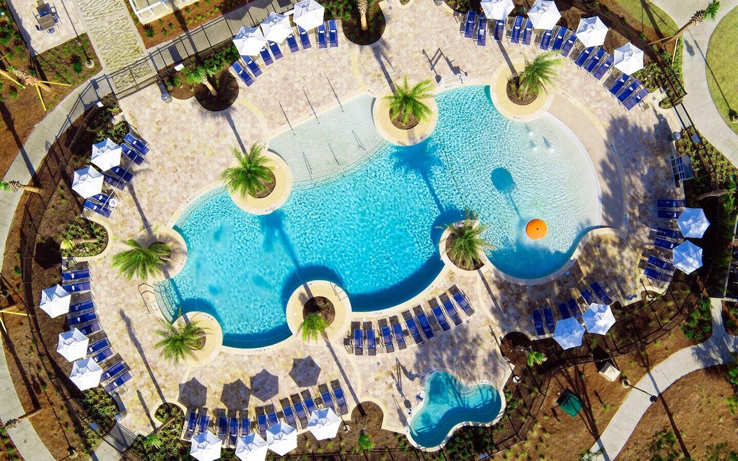 Una piscina climatizada