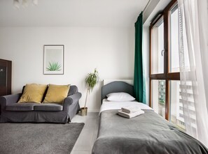 1 chambre, fer et planche à repasser, Wi-Fi, draps fournis