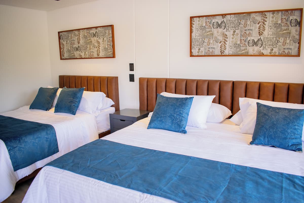 Habitación familiar con 1 cama matrimonial o 2 individuales, vista al lago | Wifi gratis