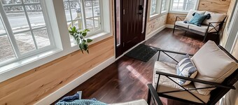 A cozy home nestled in the heart of the river bluffs.