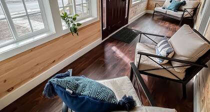 A cozy home nestled in the heart of the river bluffs.