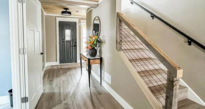 A cozy home nestled in the heart of the river bluffs.