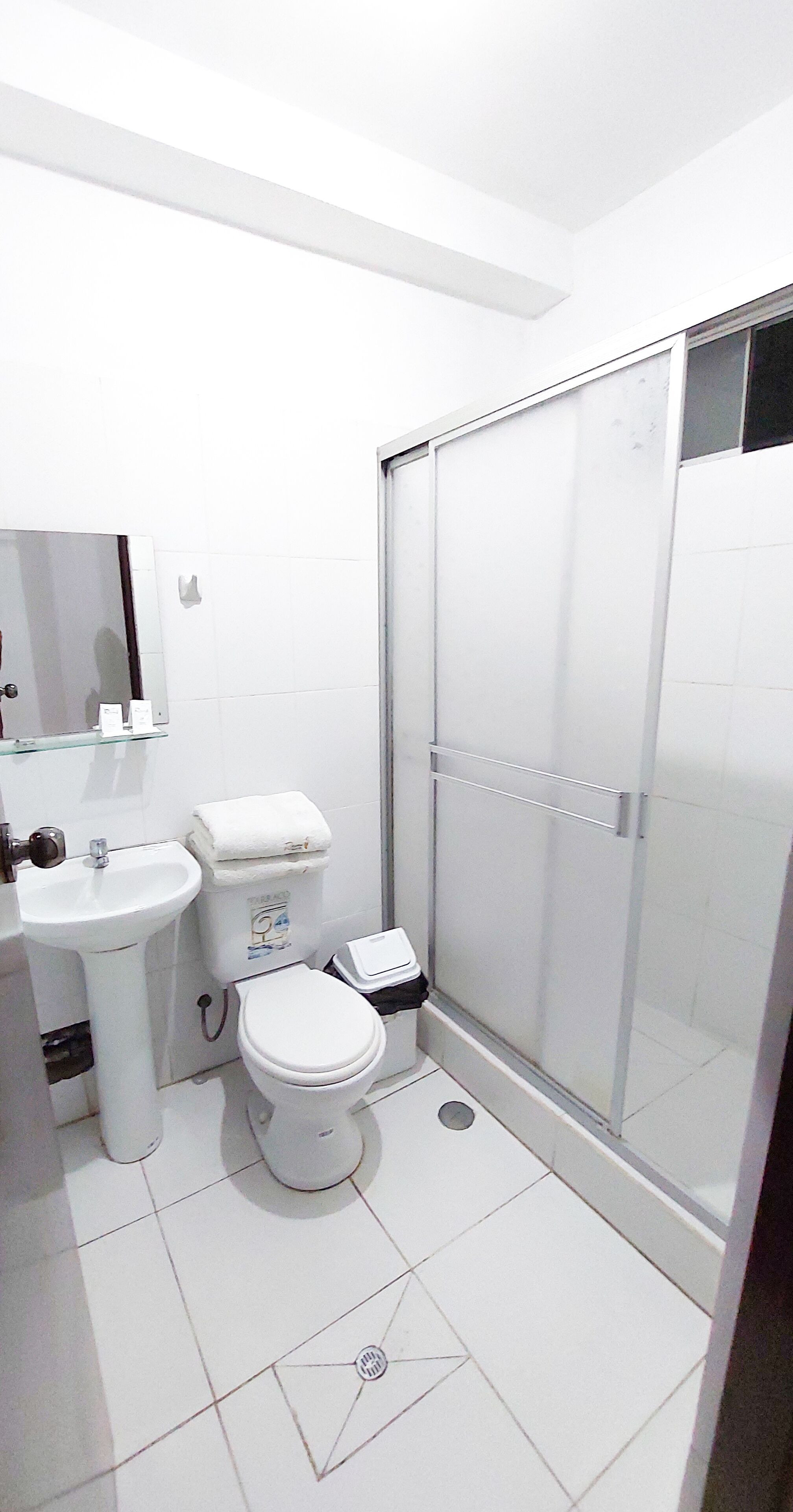 Standard Double Room, 1 Double Bed, Private Bathroom, City View | Bathroom | Shower, towels, soap, shampoo