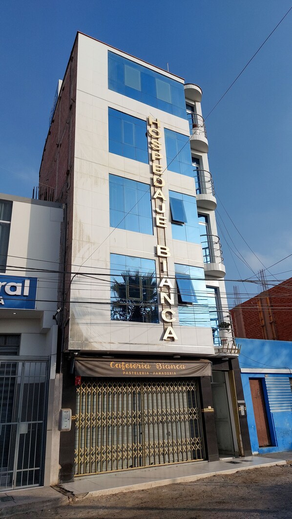 Façade de l’hébergement