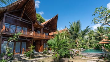 Exclusive Villa, 1 Bedroom, Non Smoking, Poolside | 1 bedroom, individually furnished, desk, laptop workspace