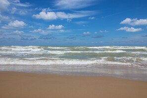 On the beach