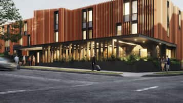 Fachada de la propiedad