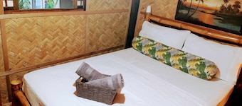 Private traditional kubo with mountain views on a peaceful Zambales farm
