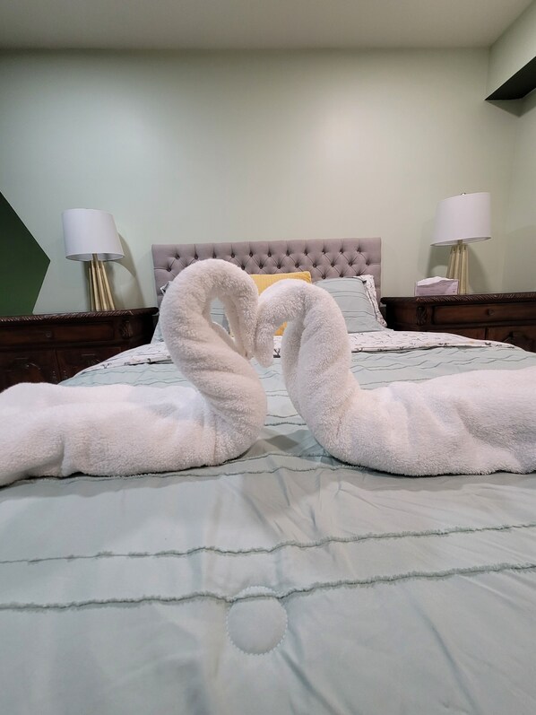 2 Schlafzimmer, Bügeleisen/Bügelbrett, kostenloses WLAN, Bettwäsche