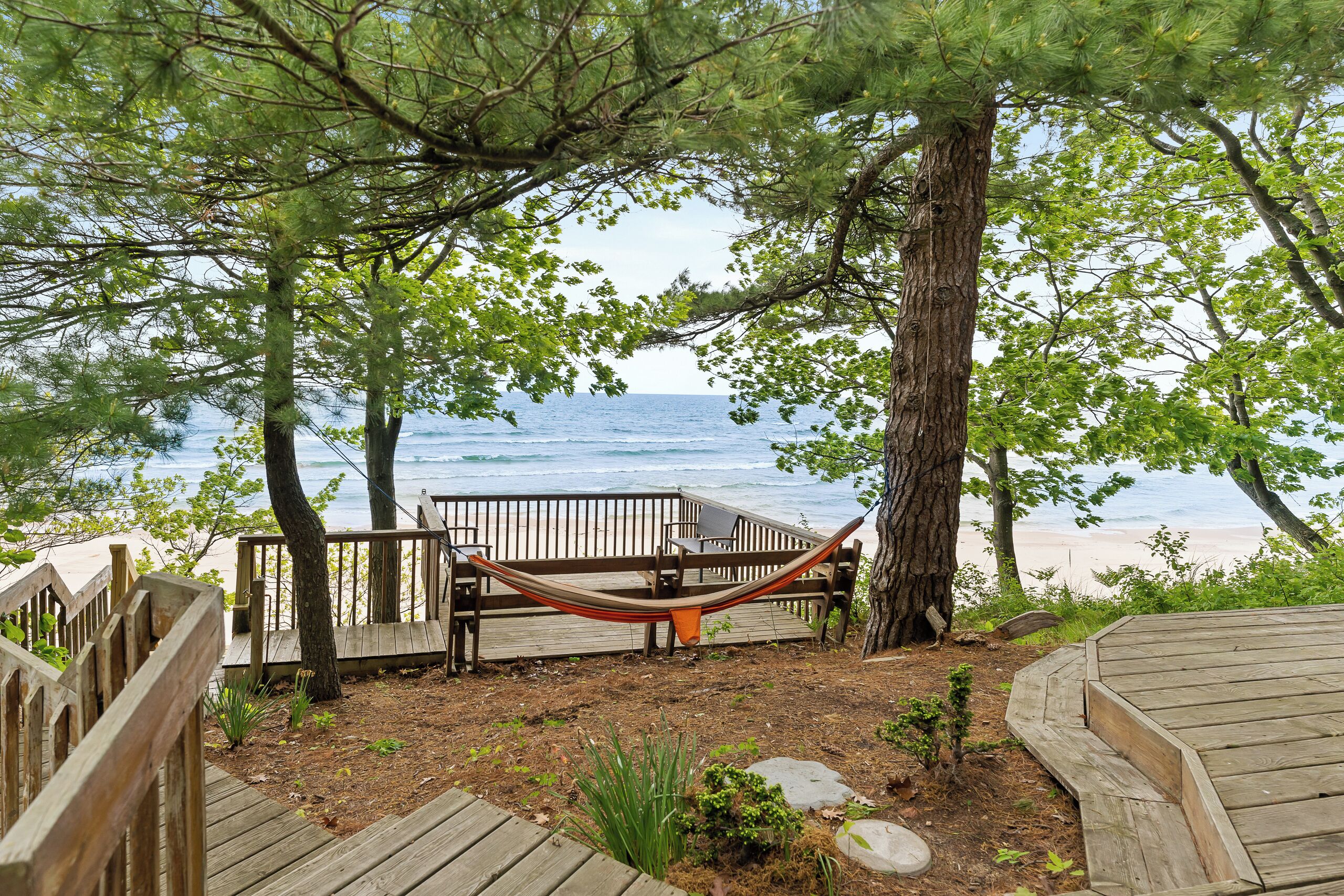 Private Lake Michigan Beach Frontage