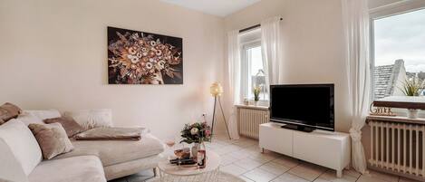 TV, DVD player, stereo