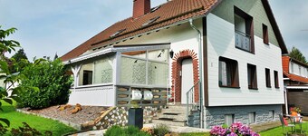 Apartment 'Ferienwohnung Schiller' with Shared Garden, Balcony and Wi-Fi