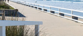 Deluxe family home near beach with views sleeps 10