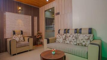 Zona de estar del vestíbulo