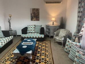 Condo, 1 Bedroom, Smoking, Balcony | Living area - One Bedroom Apartment City Views Local to Airport (Cairo)