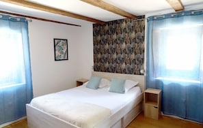 Familien-Dreibettzimmer, Gartenblick | Kostenloses WLAN