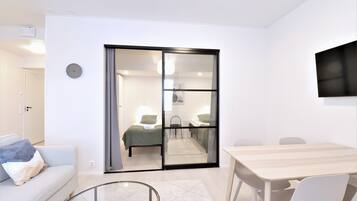 Classic-lejlighed | Opholdsområde | Fladskærms-tv