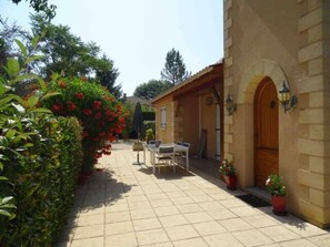 Terrace/patio - Maison Piscine Chauffée et Spa Saint-martial-de-nabirat (Saint-Martial-de-Nabirat)