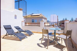 Familie appartement | Terras