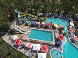 Seasonal outdoor pool - Happy Camp in Camping Golden Sunset (West Achaea)