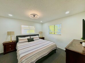 2 bedrooms, iron/ironing board, travel crib, WiFi