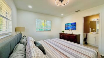 2 bedrooms, iron/ironing board, travel crib, WiFi