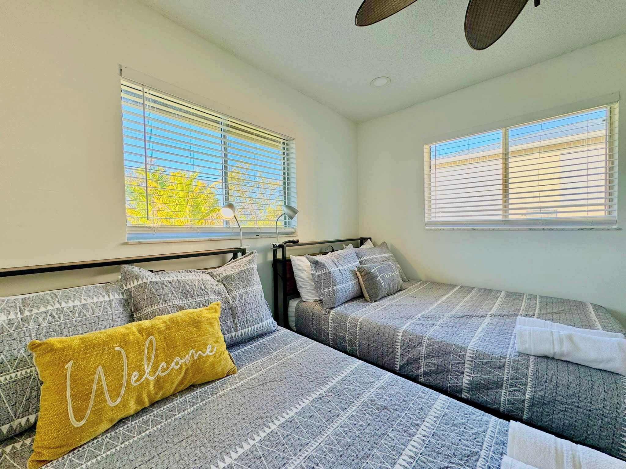 2 bedrooms, iron/ironing board, travel cot, WiFi