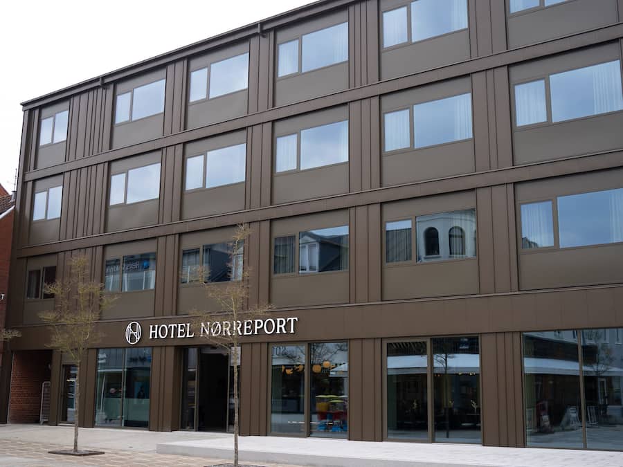 Voorkant van accommodatie