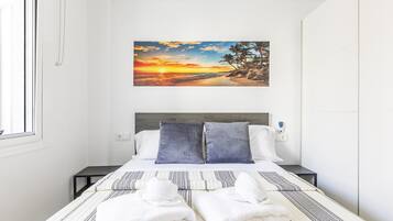 2 chambres, fer et planche Ă repasser, Wi-Fi gratuit, draps fournis