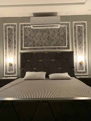 Luksushuoneisto | 2 makuuhuonetta, silitysrauta/-lauta, ilmainen Wi-Fi, vuodevaatteet