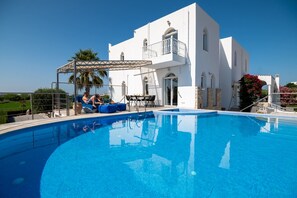 Pool - Santo Villa, a riveting group sanctuary! (Kournas)