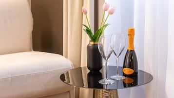 Quadrupla Presidenziale | Lenzuola Frette, biancheria da letto di alta qualità, minibar