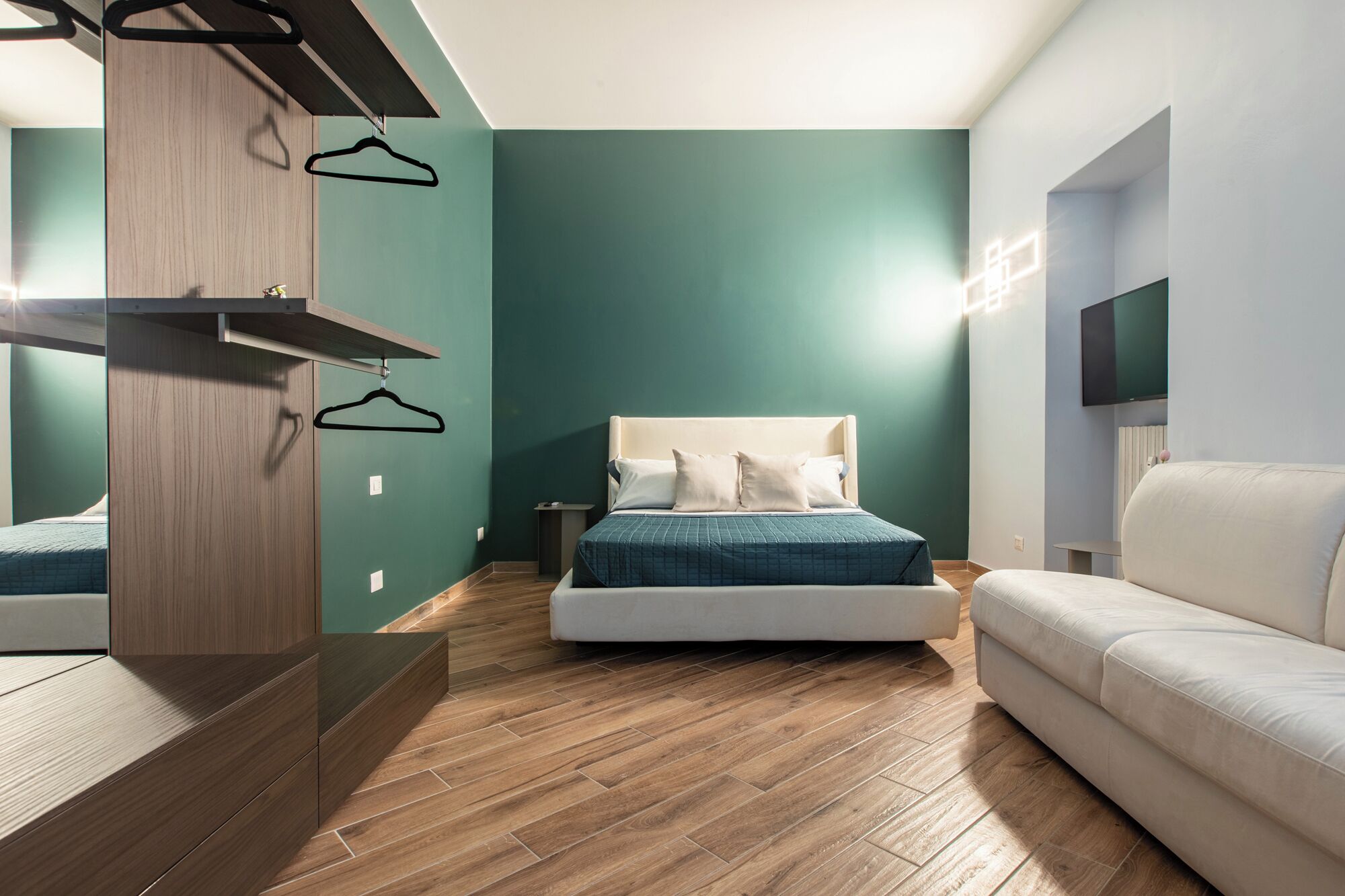 Deluxe Quadruple Room | Frette Italian sheets, premium bedding, minibar, individually furnished