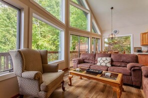 Télévision, cheminée