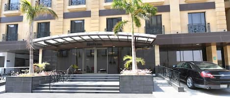 Façade de l’hébergement