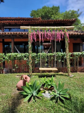 Overnatningsstedets facade