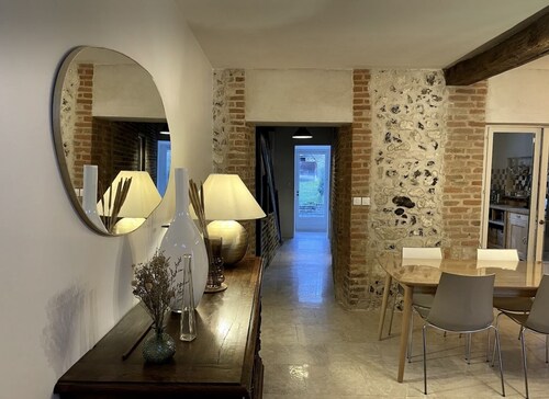 Gîte St Clotilde, Les Andelys, 8 pers, hyper-centre, 15mn A13, 1H00 de Paris 