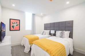2 bedrooms, iron/ironing board, travel crib, WiFi