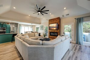 Smart TV - 116 Dune Lane -  Enjoy a Fall Getaway at this 2nd Row Ocean Home! (Hilton Head Island)