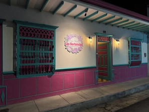 Front of property - evening/night