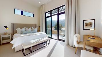 4 slaapkamers, een strijkplank/strijkijzer, gratis wifi, beddengoed