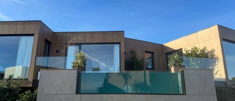 Villa Deluxe, 2 camere da letto, piscina privata, fronte oceano | 1 camera, biancheria in cotone egiziano