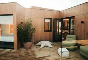 Deluxe Villa, 2 Bedrooms, Private Pool, Oceanfront | Terrace/patio - Espazo  (Carballo)