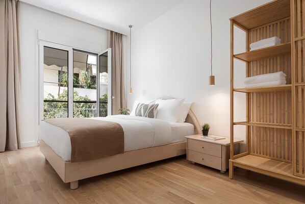 Premier-lejlighed - 1 soveværelse - ikke-ryger - bakkeudsigt | Egyptiske bomuldslagner, premium-sengetøj